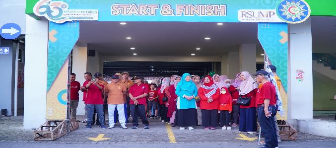 Puncak Milad ke-63, Ratusan Karyawan Ikuti Jalan Santai